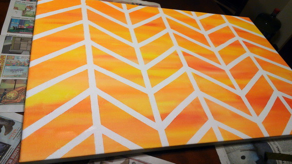 How To Make Your Own DIY Abstract Art Using Electrical Tape