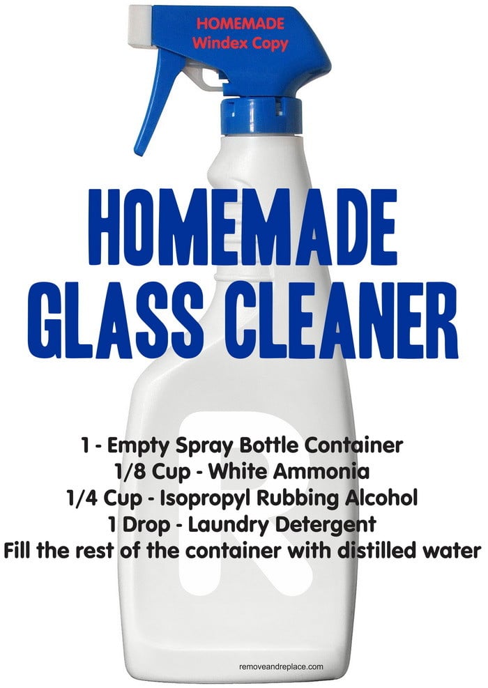 homemade glass cleaner