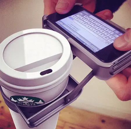 iPhone Case With Built-In Cupholder