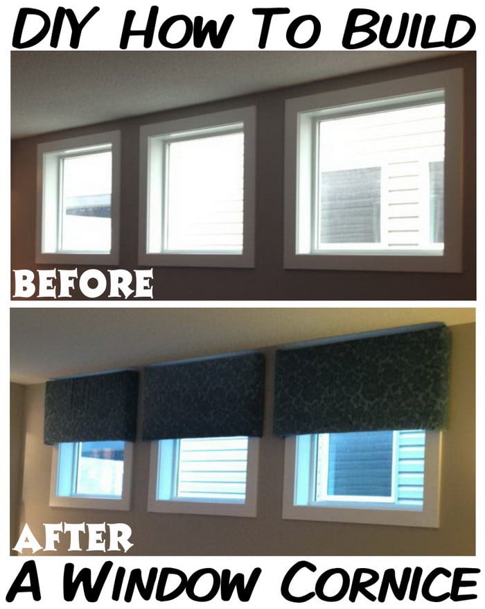 How To Make Your Own Diy Cornice Window Treatment For Less Than