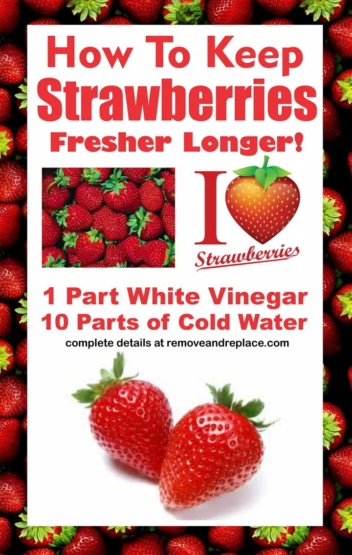 How To Keep Strawberries Fresher Longer Using Vinegar