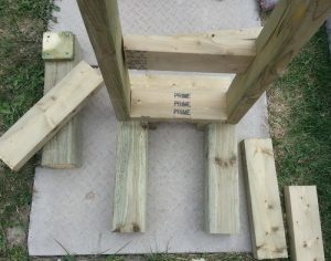 How To Build A Simple Patio Deck Bench Out Of Wood Step By Step