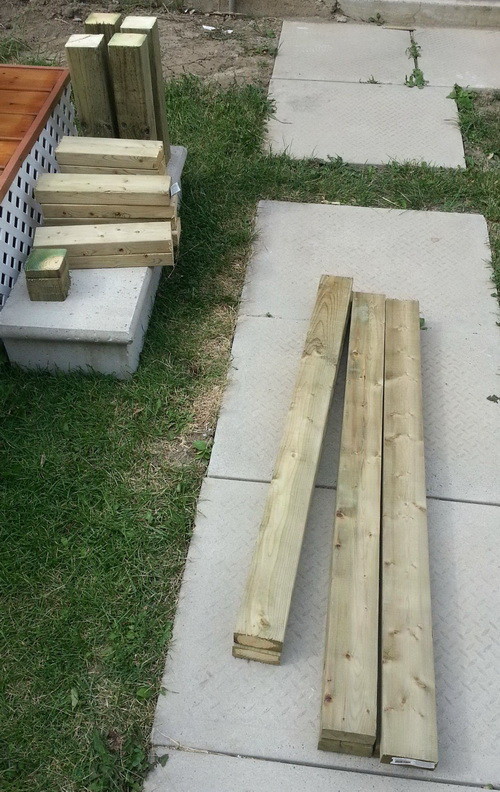 How To Build A Simple Patio Deck Bench Out Of Wood Step By Step