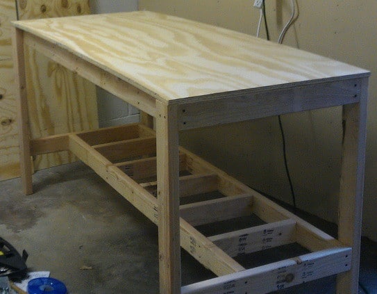 How To Build A Workbench For Your Garage To Get Organized ...