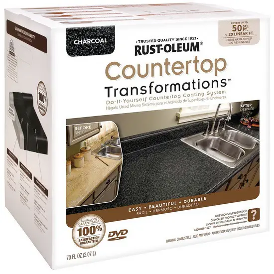 kitchen countertop CHARCOAL transformation kit