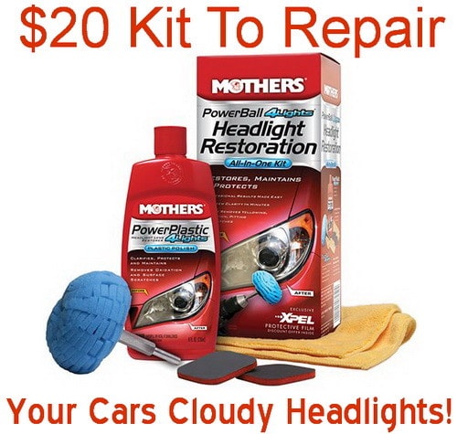 headlights repair kit oxidized cloudy fix diy yourself market cars