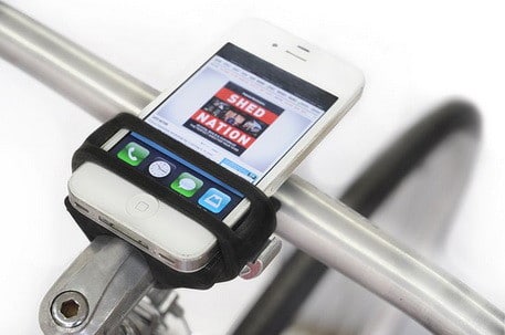 Handleband smartphone bicycle mount