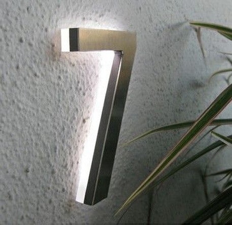 Modern Led House Number Outdoor Lights