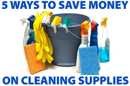 SAVE MONEY ON CLEANING SUPPLIES