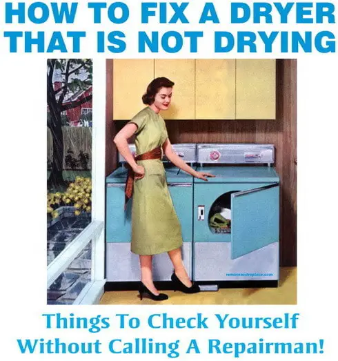 dryer not drying