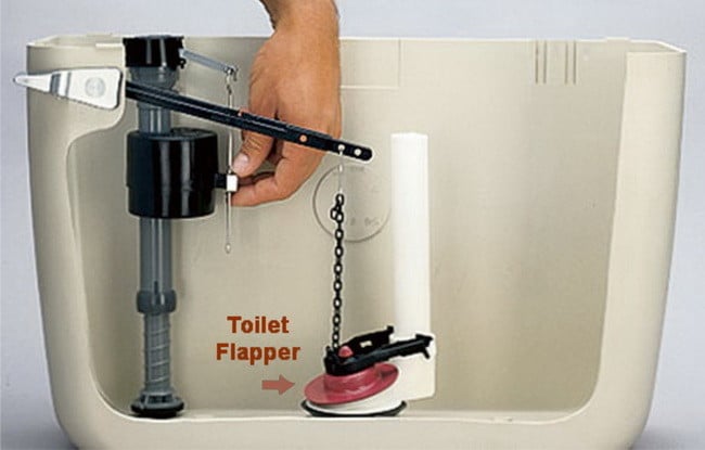 toilet flapper repair