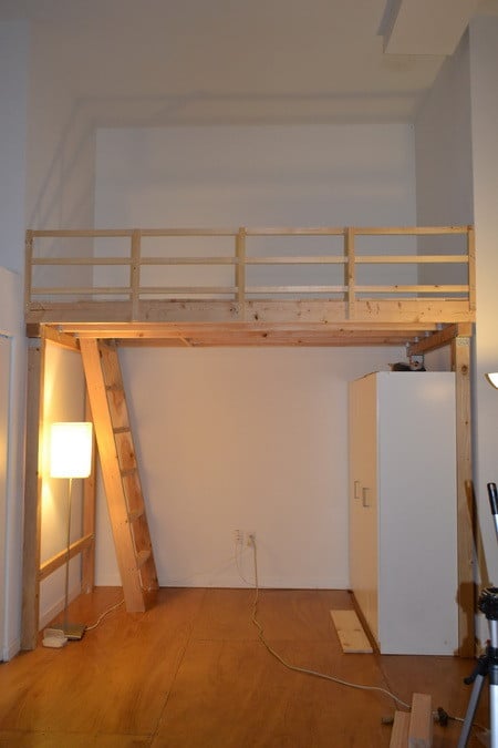 Loft Bed Attached To Wall