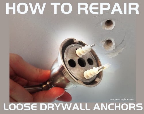 loosen drywall anchors can be fixed