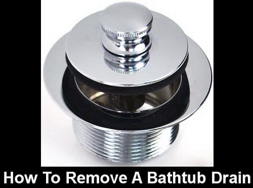 Push Pull Pop Up Bathtub Drain Assembly, How To Remove Stuck Bathtub Drain Stopper