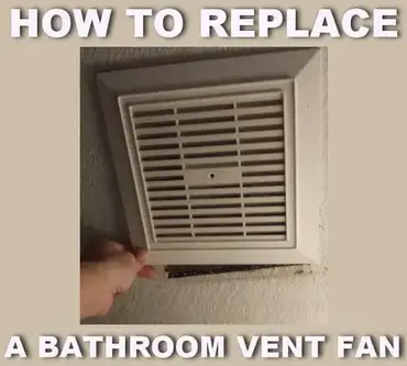 How To Replace A Noisy Or Broken Bathroom Vent Exhaust Fan - Diy Bathroom Air Vent