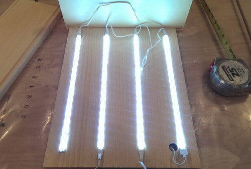 build led light table