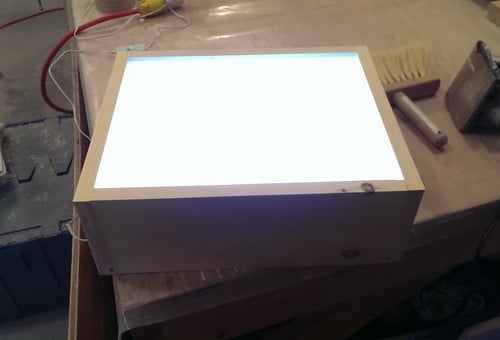 build led light table