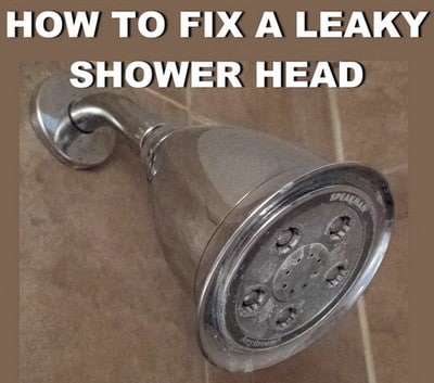 How To Fix A Leaky Shower Head Fast And Easy