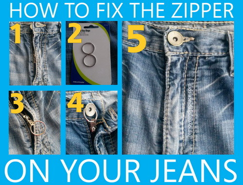 How To Fix The Zipper On Your Jeans