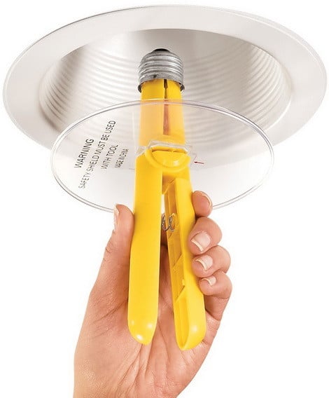 Safely Remove A Broken Light Bulb Socket, Globe Stuck On Light Fixture