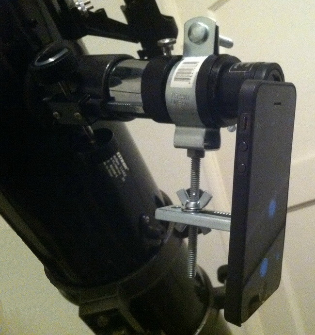 How To Make A Smartphone Telescope Camera Mount For 5 Dollars