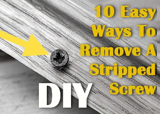 how to drill out a screw