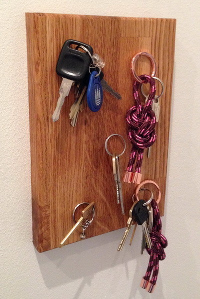 How To Make A Diy Wall Mounted Magnetic Key Holder