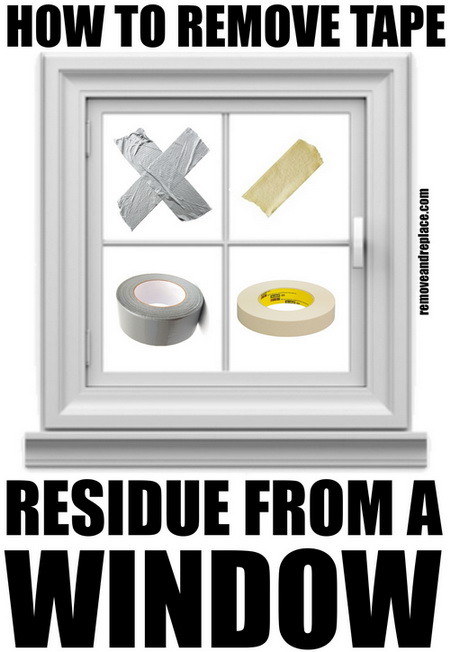 5 Ways To Remove Tape Residue From Glass ...