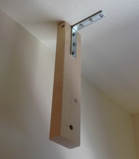 A Ladder On The Garage Ceiling, How To Hang A Ladder From The Garage Ceiling
