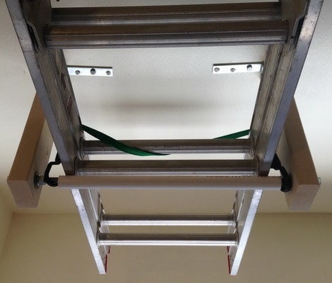 How To Store A Ladder On The Ceiling_7