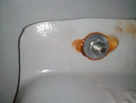 toilet leak bolt