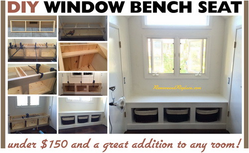 do it yourself window bench seat