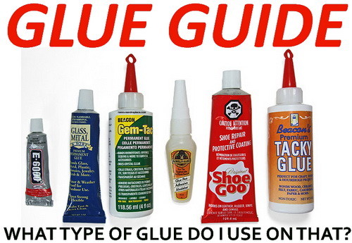 What Is The Best Adhesive To Glue This To That Glue Guide Chart