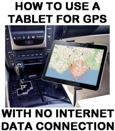 Máy tính bảng cho GPS