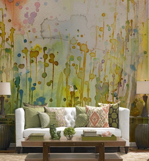 water paint wall art