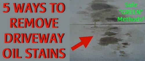 Remove Oil Stains From Driveway - change comin