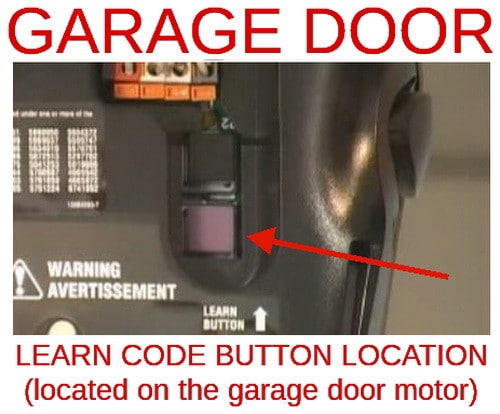 craftsman garage door keypad change code