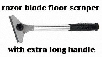 razor blade floor scraper