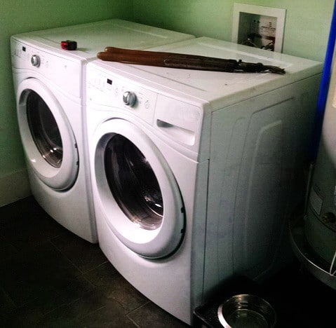 Diy Laundry Room Countertop Over Washer Dryer