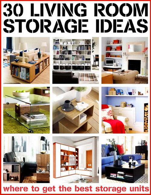 30 Living Room Storage Ideas