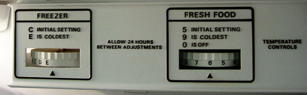 Refrigerator Temperature Control Dial - What Do The Numbers Relate To ...