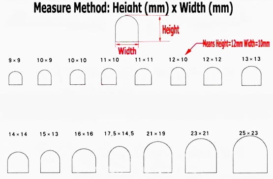 block heel caps