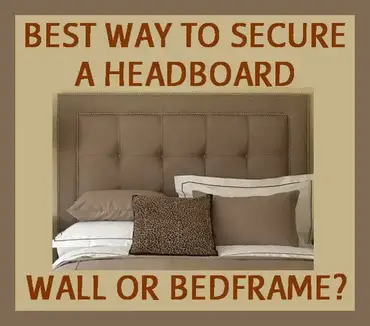 Attach A Headboard Wall Or Bed Frame, Stop Headboard Hitting Wall
