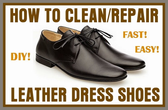 cleaning leather dress shoes