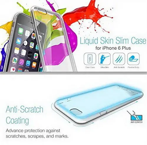 iPhone 6 Plus Case, Maxboost® [Liquid Skin] iPhone 6 Plus (5.5 inch) Case