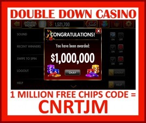 double down casino 10 million free chips