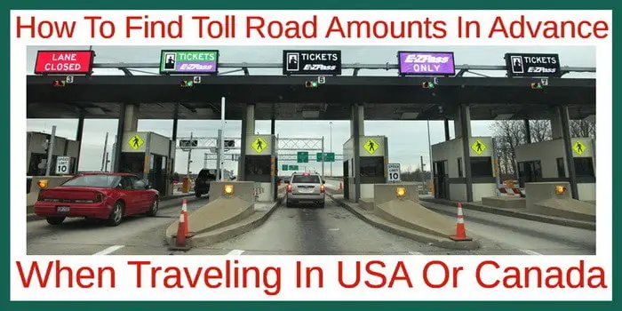 toll travel costs
