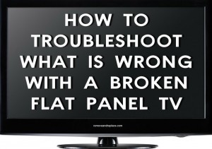flat screen tv repair cracked screen near me