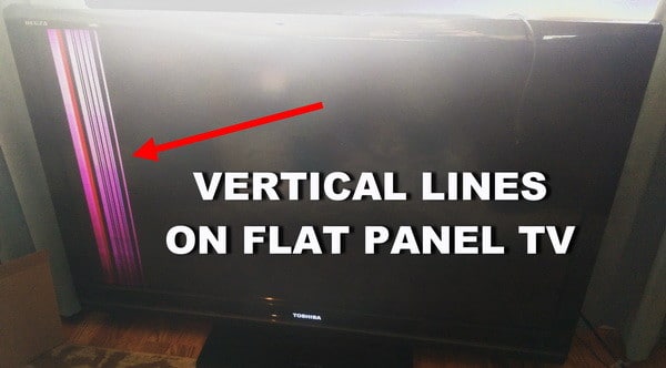 Flat Screen TV Has Lines Going Through Screen - Possible ...