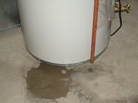 water heater leak or condensation